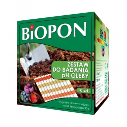 Zestaw do badania pH gleby - Biopon